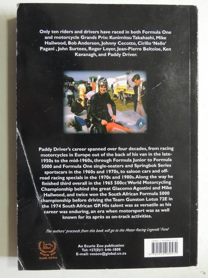 Paddy - Who? A Driver's Life Of Bikes And Cars- Greg Mills, Ken MacLeod, Denis Mills & Robert Young