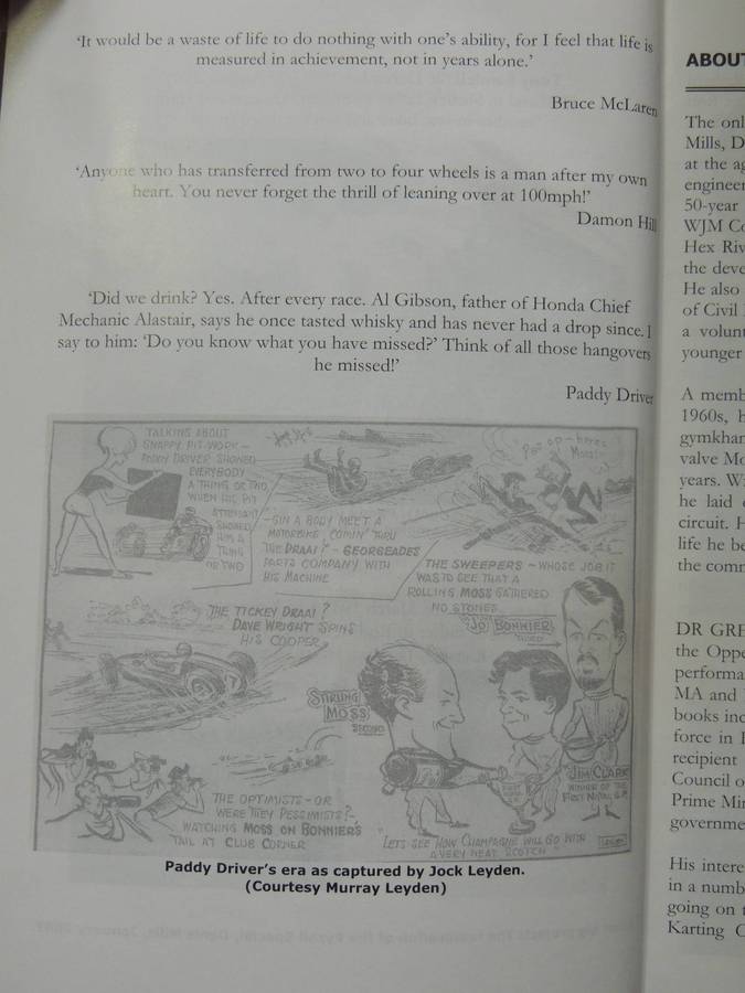 Paddy - Who? A Driver's Life Of Bikes And Cars- Greg Mills, Ken MacLeod, Denis Mills & Robert Young