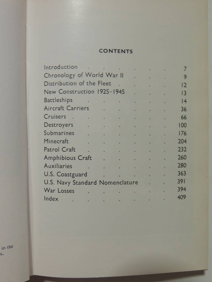 U. S. Warships of World War II - Paul H Silverstone     1966