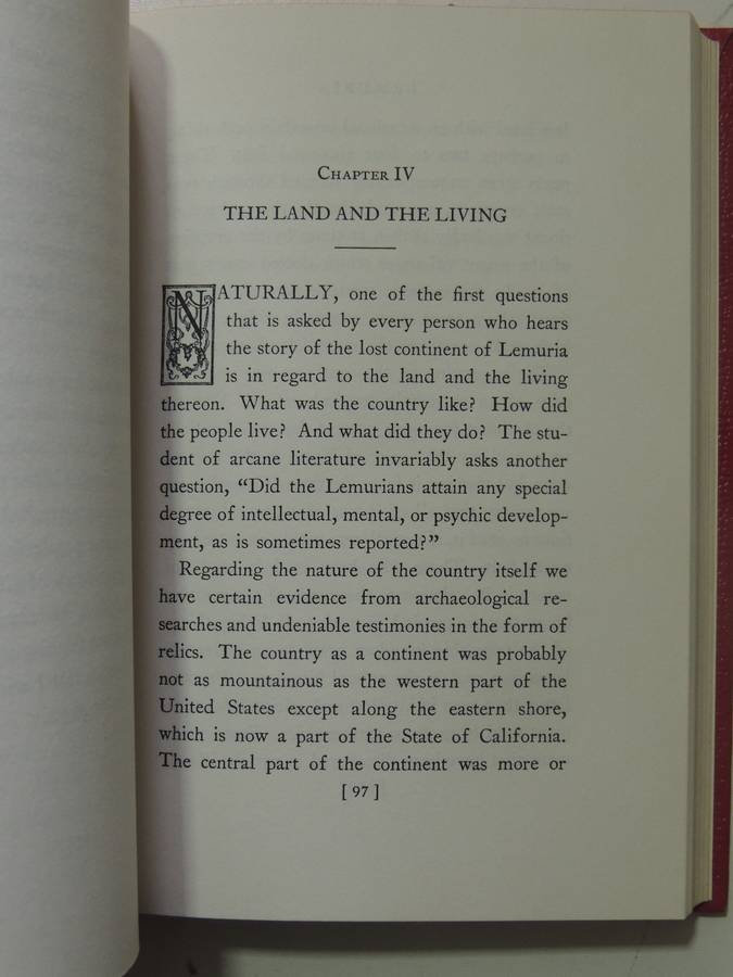 Lemuria: The Lost Continent Of The Pacific- W.S.Cerve