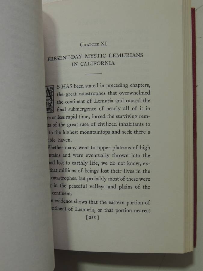Lemuria: The Lost Continent Of The Pacific- W.S.Cerve