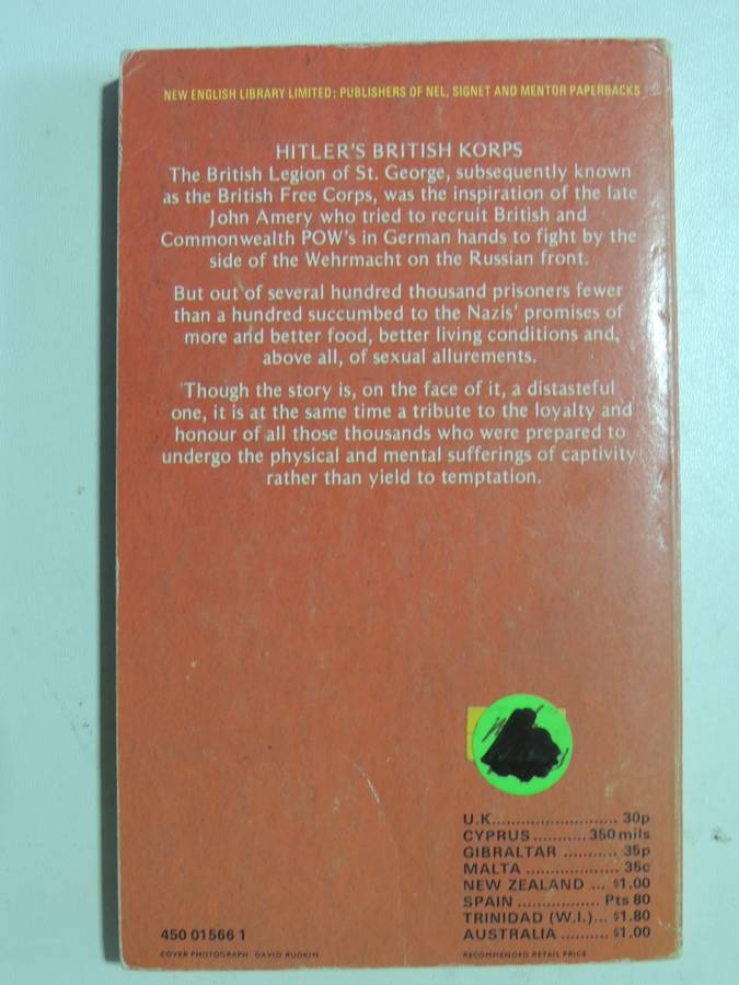 Jackals Of The Reich: The First Full Account Of Hitler's British Korps - Ronald Seth