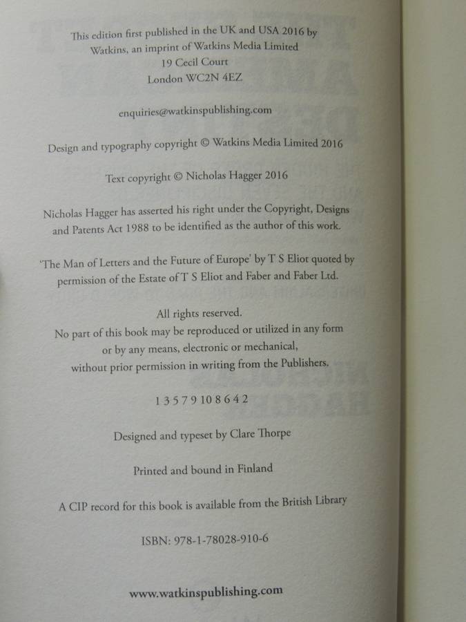 The Secret American Destiny: Hidden Order Of Universe & 7 Disciplines Of Worl.d ..Nicholas Hagger
