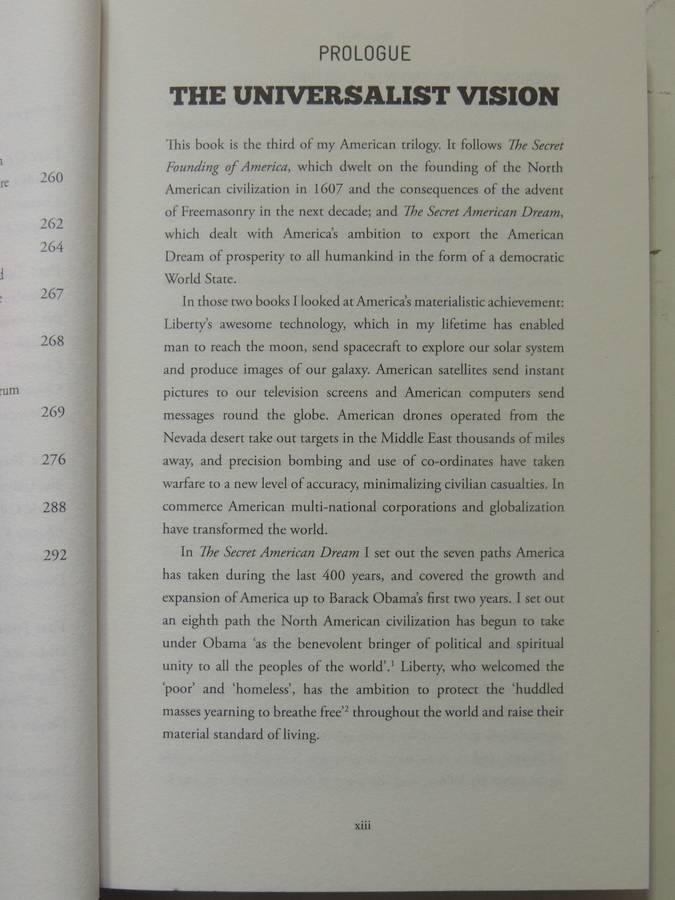 The Secret American Destiny: Hidden Order Of Universe & 7 Disciplines Of Worl.d ..Nicholas Hagger