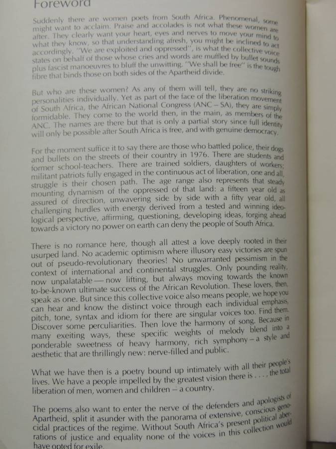 Malibongwe ANC Women: Poetry Is Also Their Weapon - ed Sono Molefe