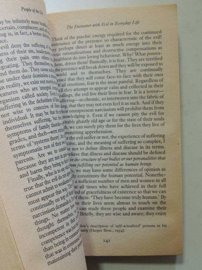 People Of The Lie: The Hope For Healing Human Evil- M. Scott Peck