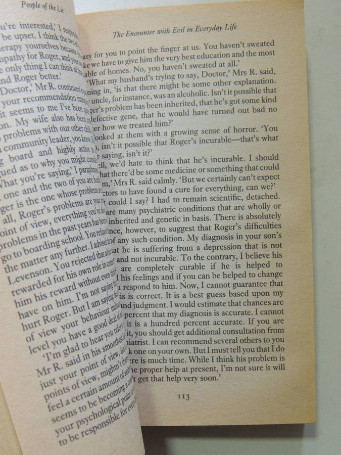 People Of The Lie: The Hope For Healing Human Evil- M. Scott Peck