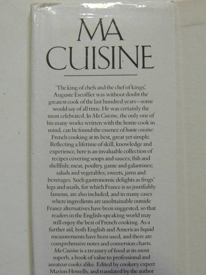 Ma Cuisine - Auguste Escoffier