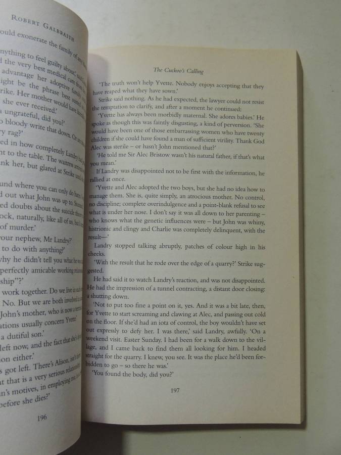 The Cuckoo's Calling (Uncorrected Bound Proof)-  Robert Galbraith