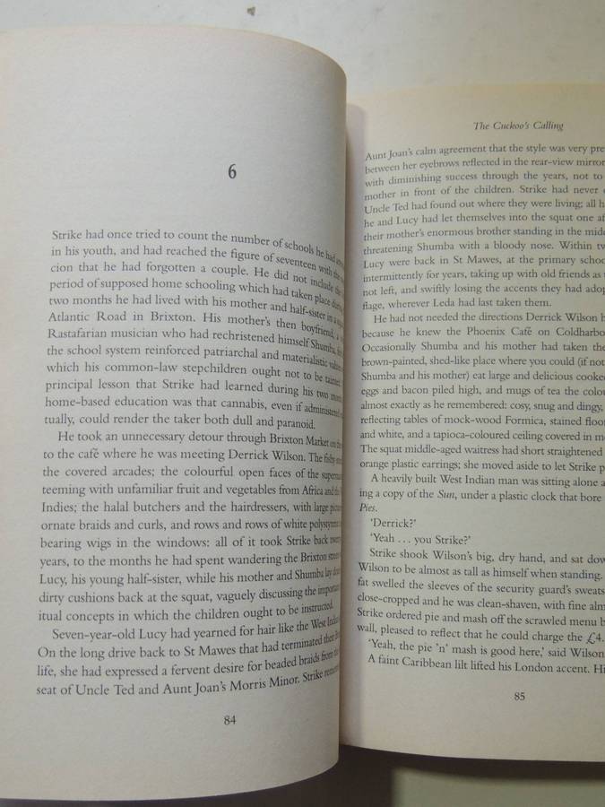 The Cuckoo's Calling (Uncorrected Bound Proof)-  Robert Galbraith
