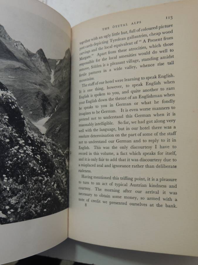 Over Tyrolese Hills- F.S. Smythe   FIRST EDITION   1936
