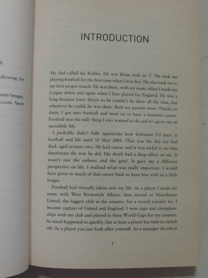 Robbo: My Autobiography - Bryan Robson