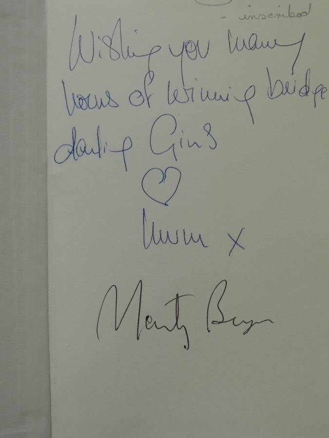 Points Schmoints Series Marty Sez Bergen's Bevy of Bridge Secrets - Marty Bergen Inscribed