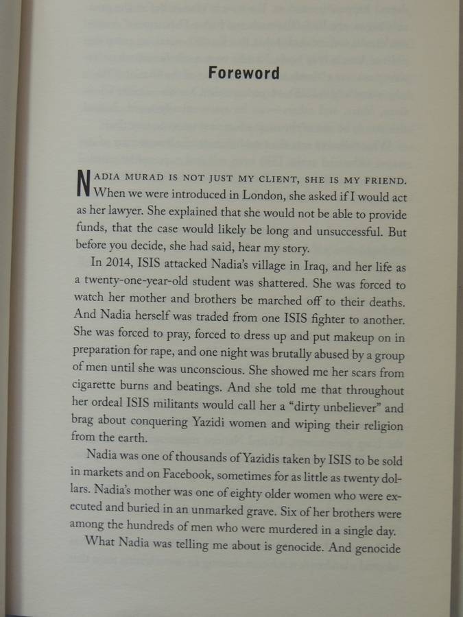 The Last Girl My Story Of Captivity & My Fight Against The Islamic State Nadia Murad, Jenna Krajeski