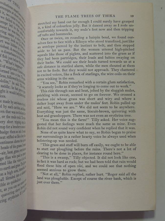 The Flame Trees Of Thika: Memories Of An African Childhood- Elspeth Huxley 1959