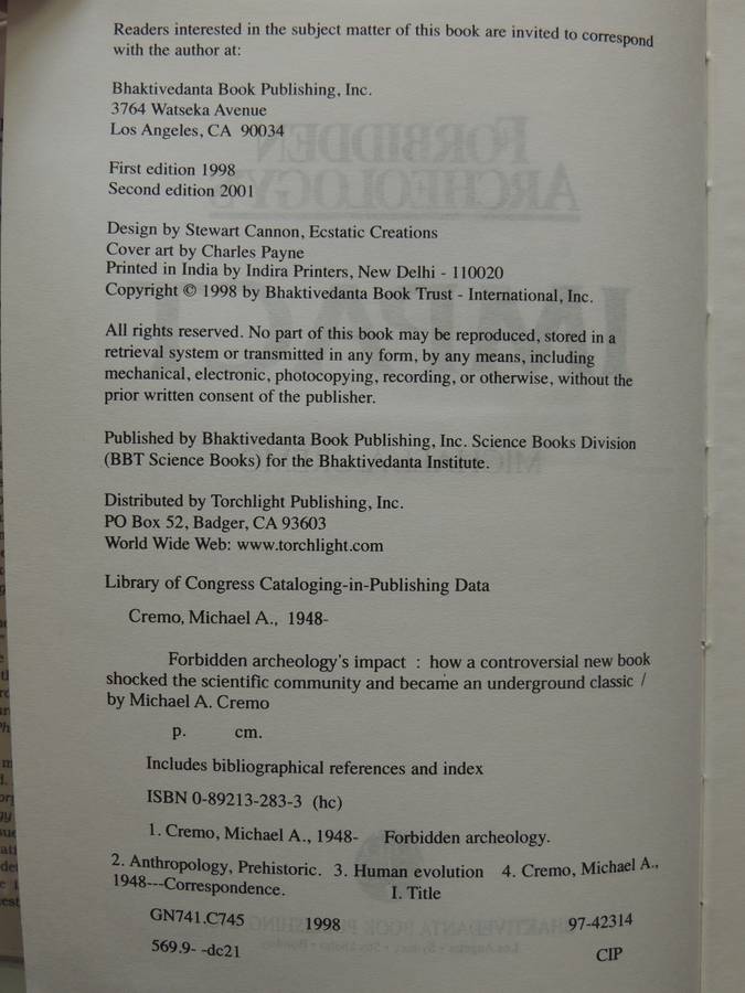 Forbidden Archeology's Impact - Michael A. Cremo