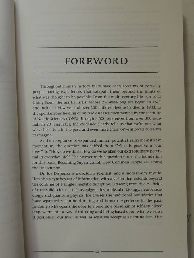 Becoming Supernatural - How Common People Are Doing the Uncommon- Joe Dispenza