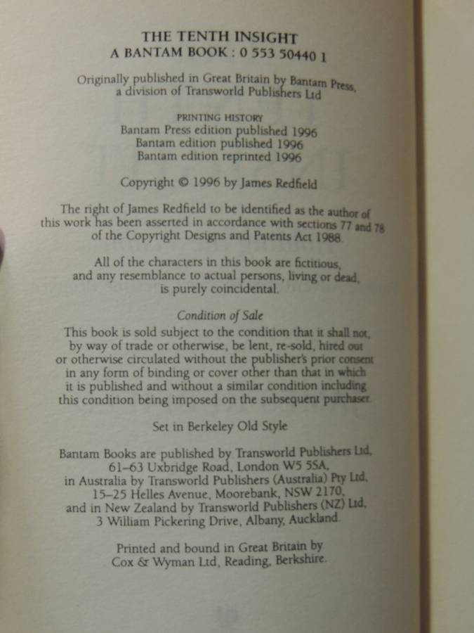 The Tenth Insight\ - James Redfield