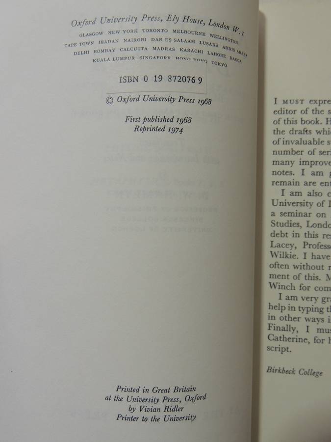 Aristotle's De Anima Books II & III - ed D.W. Hamlyn