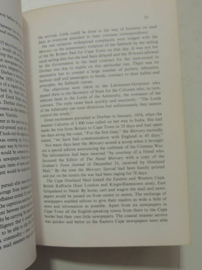 For The Love Of Natal: The Life And Times Of The Natal Mercury 1852-1977 - Terry Wilks