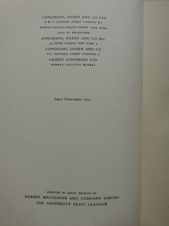 Union-Castle Chronicle1853-1953- Marischal Murray