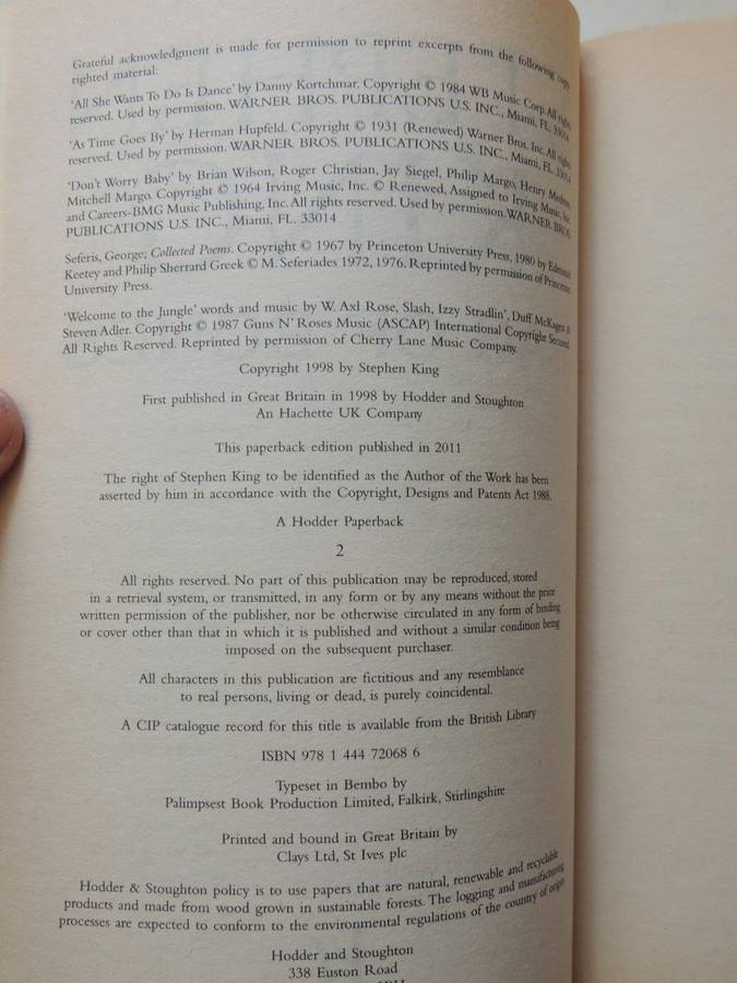 Bag of Bones - Stephen King