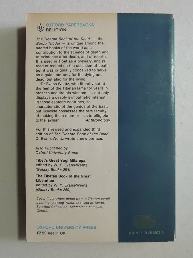 The Tibetan Book Of The Dead - ed W.Y. Evans-Wentz