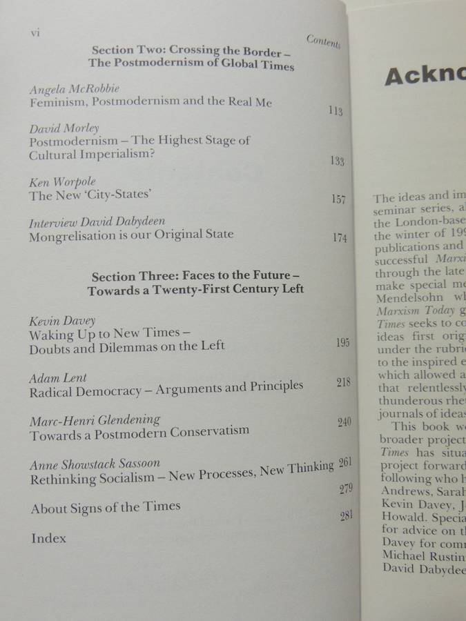 Altered States: Postmodernism, Politics, Culture - ed Mark Perryman