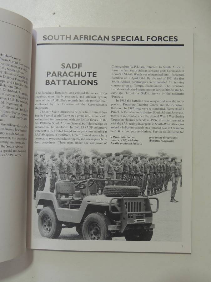 Osprey Elite Series: South African Special Forces   Robert Pitta, Jeff Fannell & Simon McCouaig
