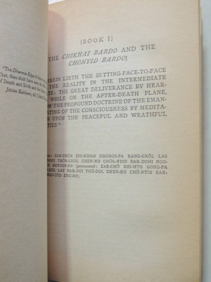 The Tibetan Book Of The Dead - ed W.Y. Evans-Wentz