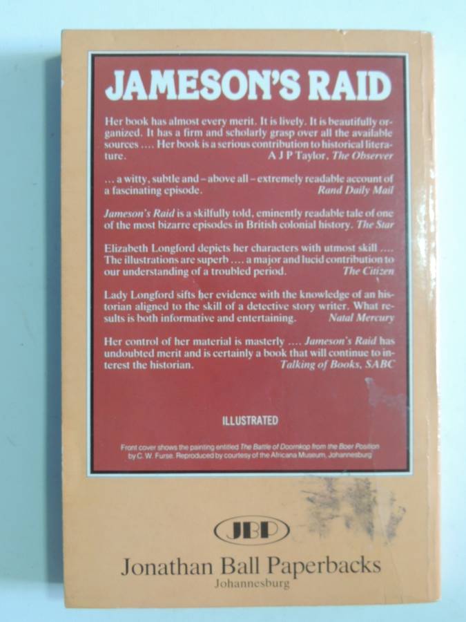 Jameson's Raid - Elizabeth Longford
