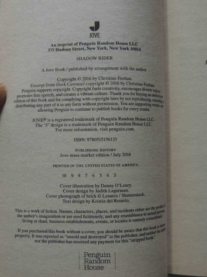 Shadow Rider- Christine Feehan