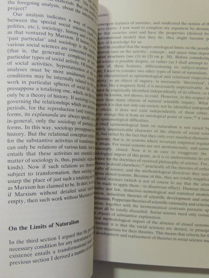 The Possibility Of Naturalism: A Philosophical Critique Of Contemporary Human Sciences - Roy Bhaskar