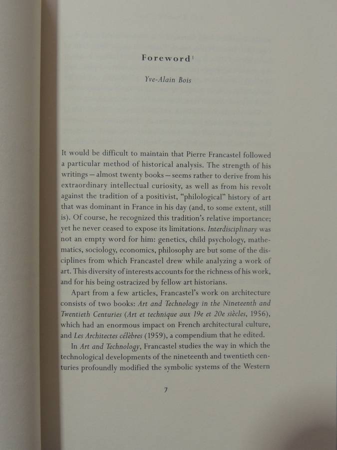 Art & Technology In The Nineteenth And Twentieth Centuries - Pierre Francastel