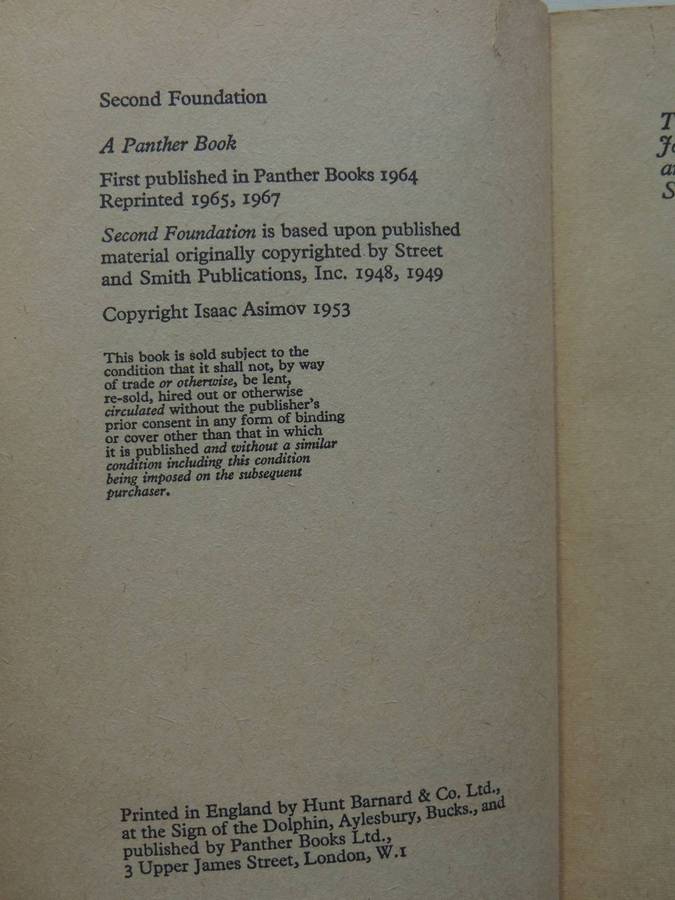 Second Foundation - Isaac Asimov