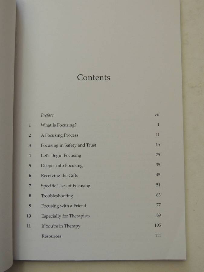 The Power Of Focusing: A Practical Guide To Emotional Self-Healing- Ann Weiser Cornell, Ph.D.