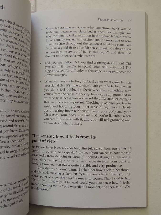 The Power Of Focusing: A Practical Guide To Emotional Self-Healing- Ann Weiser Cornell, Ph.D.