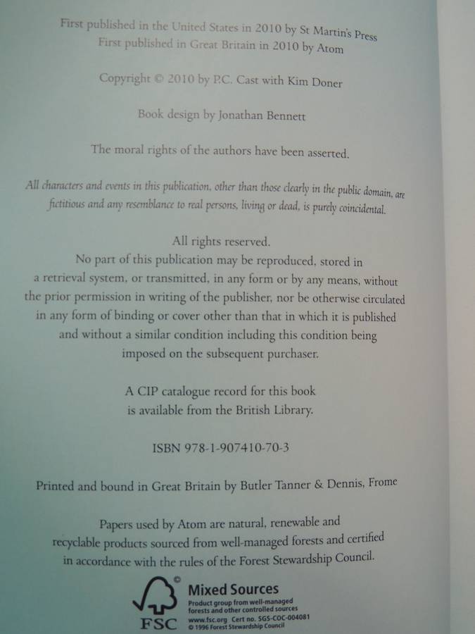 The Fledgling Handbook - P.C. Cast & Kim Doner