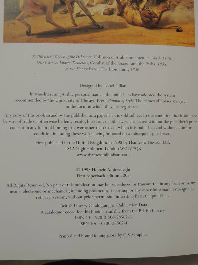 The Arabian Horse: History, Mystery And Magic - ed Hossein Amirsadeghi