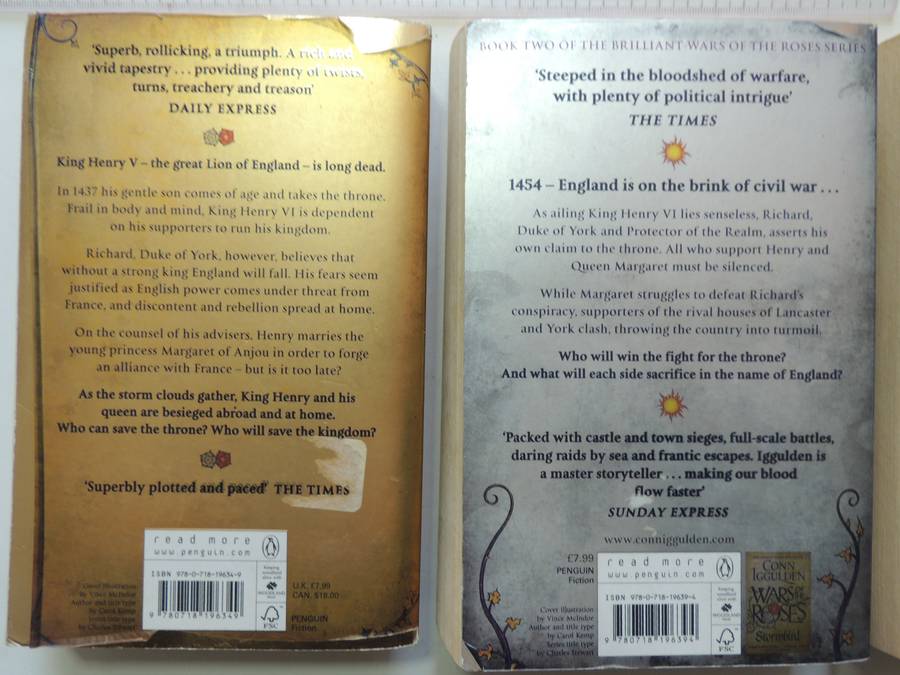 Wars of the Roses - Stormbird, Trinity, Bloodline - Conn Iggulden