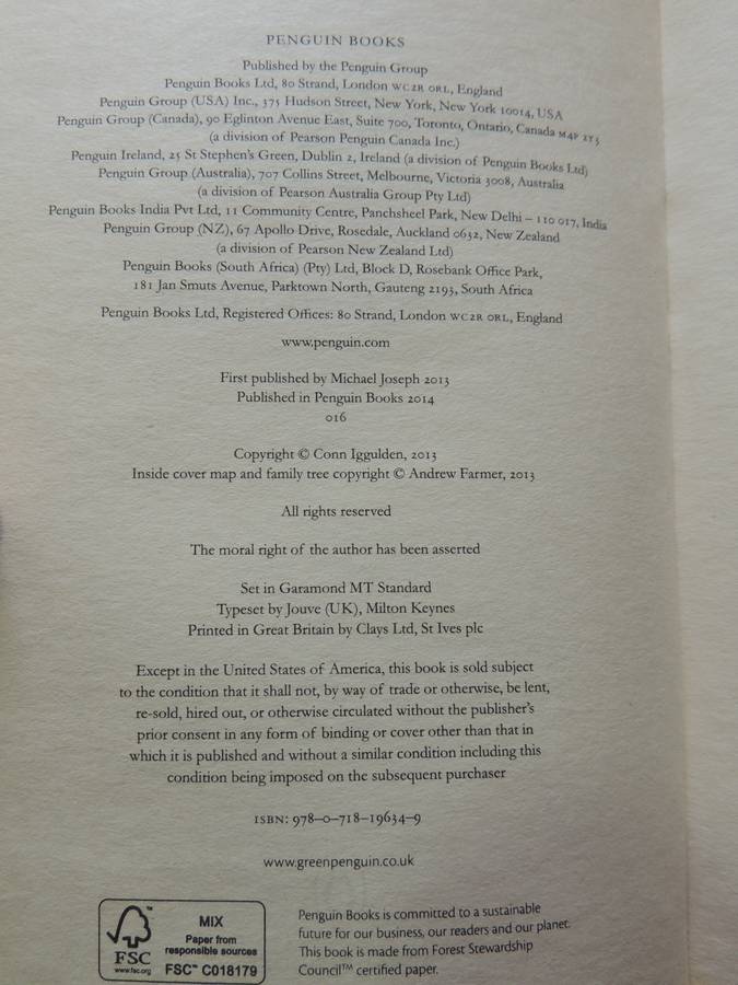 Wars of the Roses - Stormbird, Trinity, Bloodline - Conn Iggulden