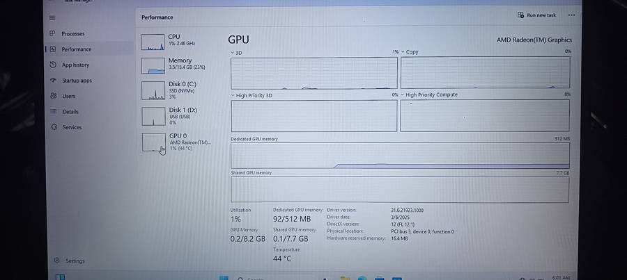 Proline Thinline Notebook V14 Ryzen 7 5700U 512GB SSD 16GB RAM Win 11 Home