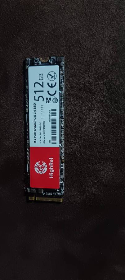 512GB M.2 2280 NVMe PCLe 3x4 gen ssd