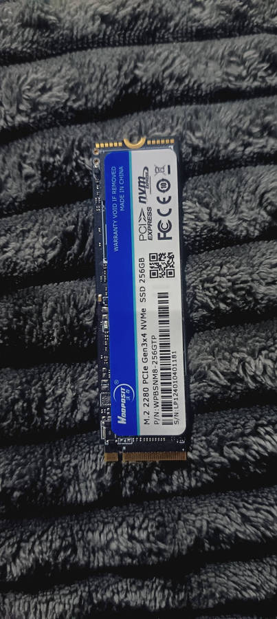 256GB M.2 2280 PCLe Gen3X4 NVMe SSD