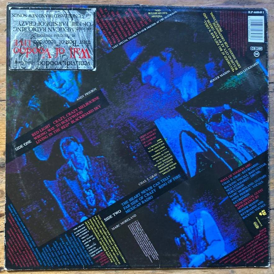 Wall Of Voodoo - The Ugly Americans In Australia LP/Album (1988 European import)