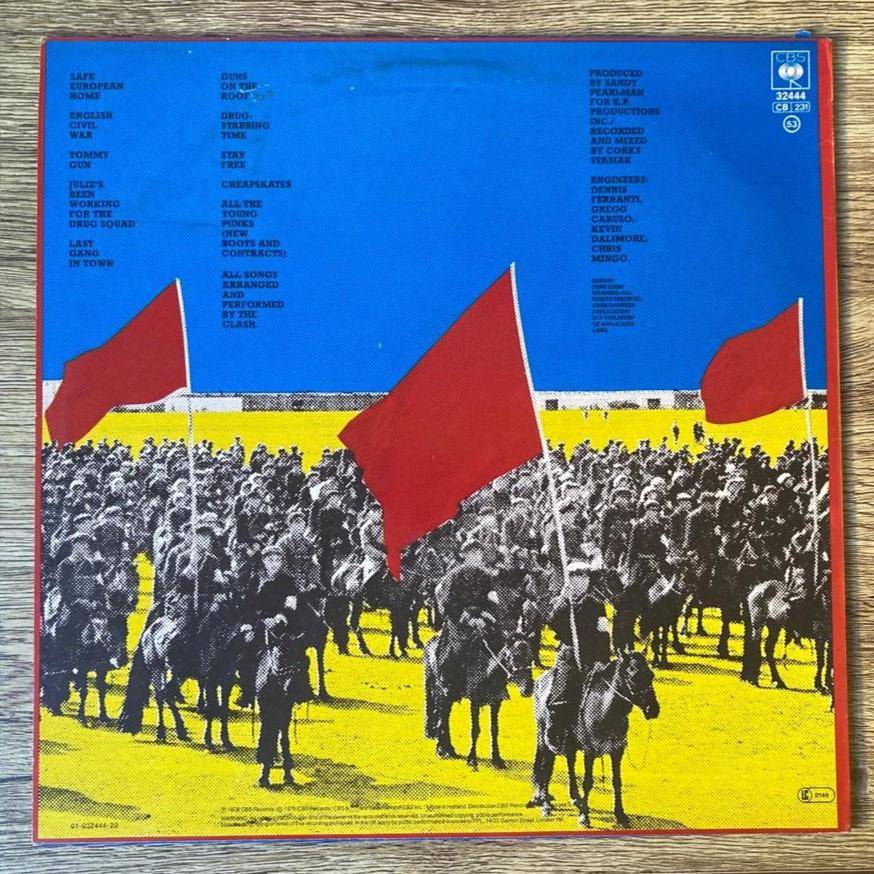 The Clash - Give 'Em Enough Rope LP/Album (1984 European import) VG+/G+