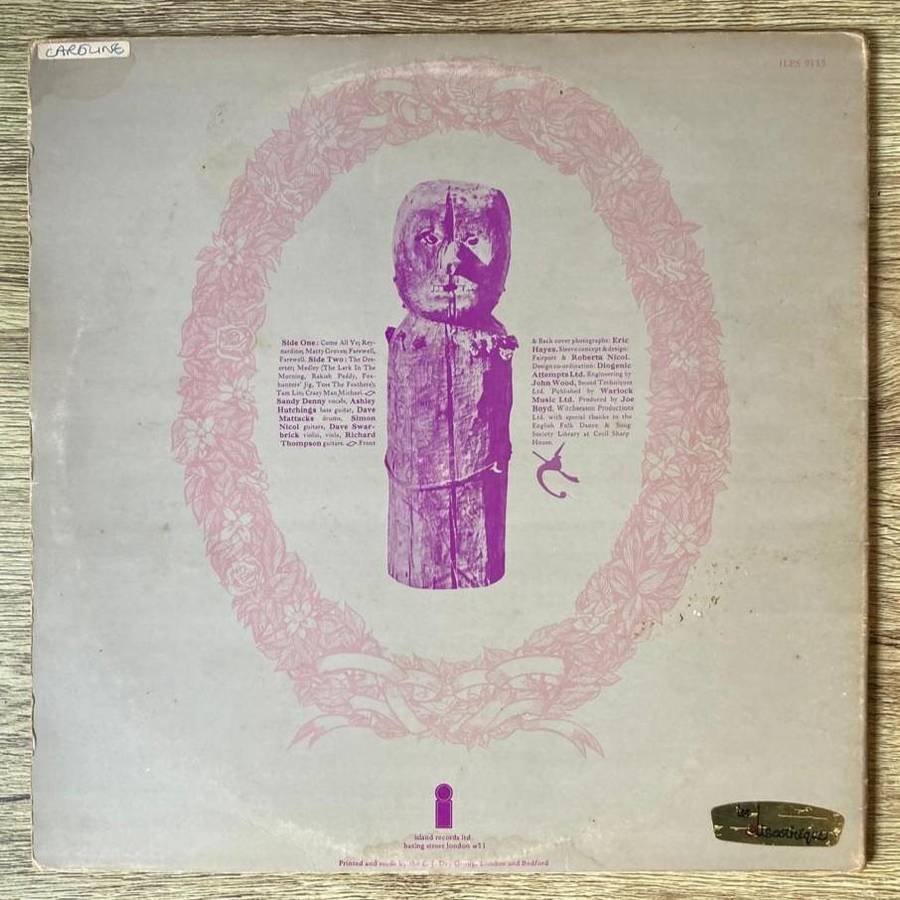 Fairport Convention - Liege & Lief LP/Album (1970 SA press) VG-/VG