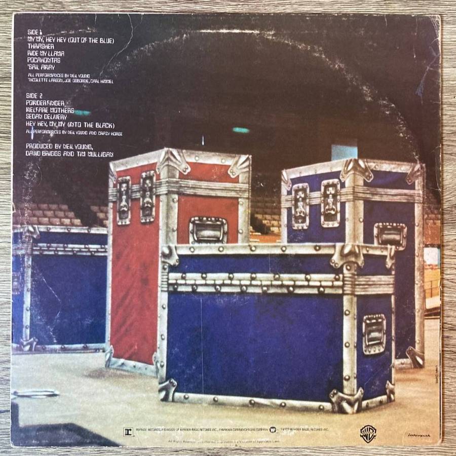 Neil Young & Crazy Horse - Rust Never Sleeps LP/Album (1979 SA press) VG+/VG