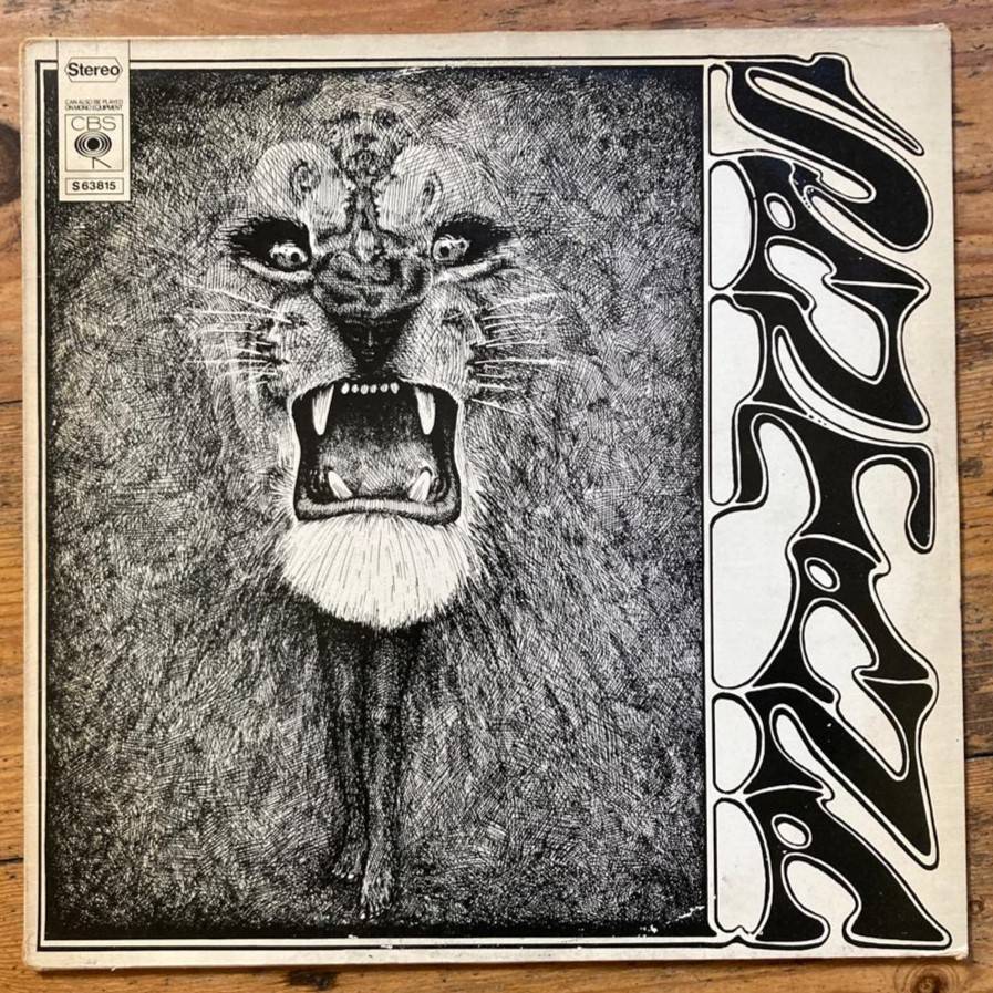 Santana (self-titled) LP/Album (European import) VG+/VG