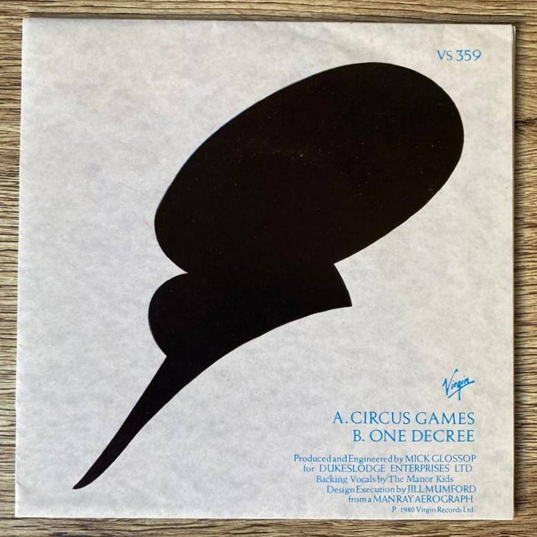 Skids - Circus Games 7"/single (1980 UK import, foldout poster sleeve) VG+/VG+
